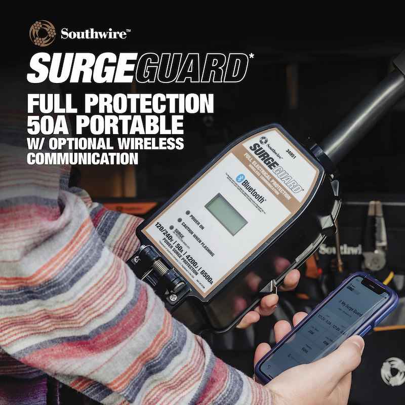 SouthWire Corp 34951 Surge Guard Portable RV Surge Protector, 50 Amp with Wi-Fi – image 2
