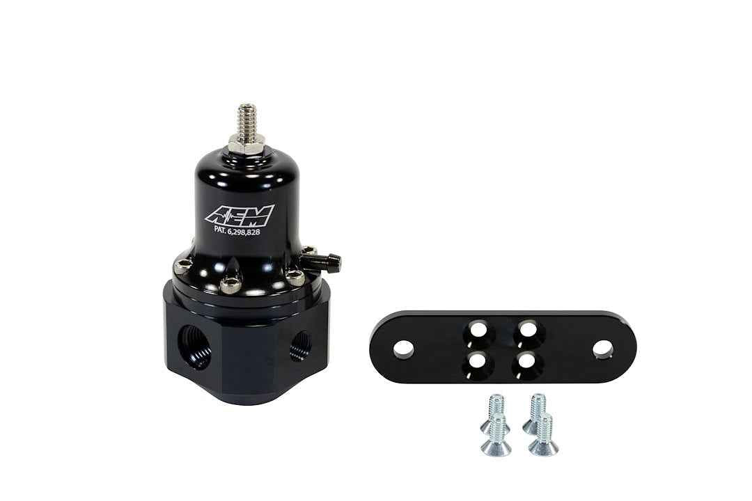 AEM Electronics 25-305BK 40–130 PSI In-Line Return Fuel Regulator