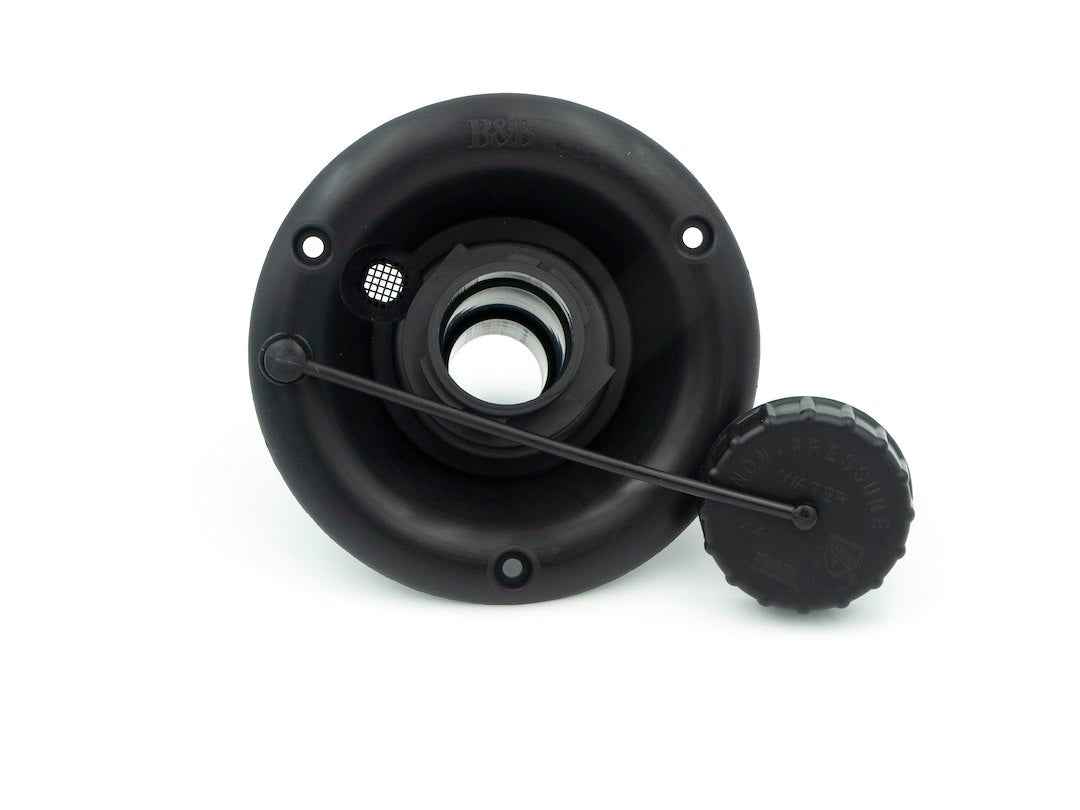 B&B Molders 94248 Black Recessed Gravity Water Inlet