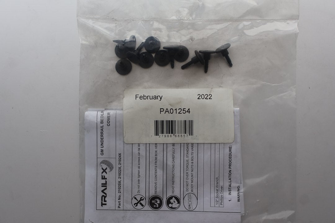 Penda PA01254 GM Bed-Liner Installation Hardware