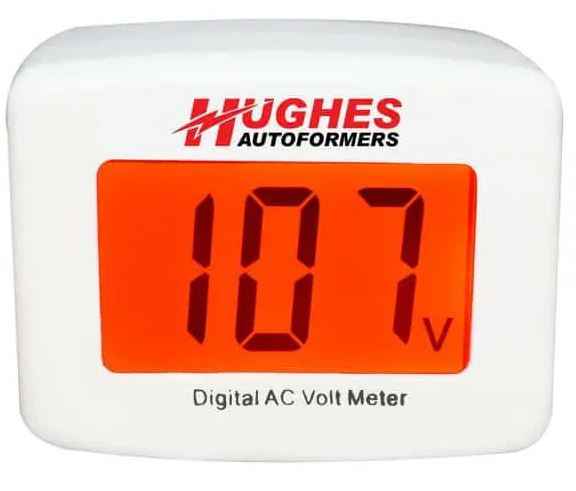 Hughes Autoformers DVMDUAL Plug-In Digital Voltmeter - 90–132V