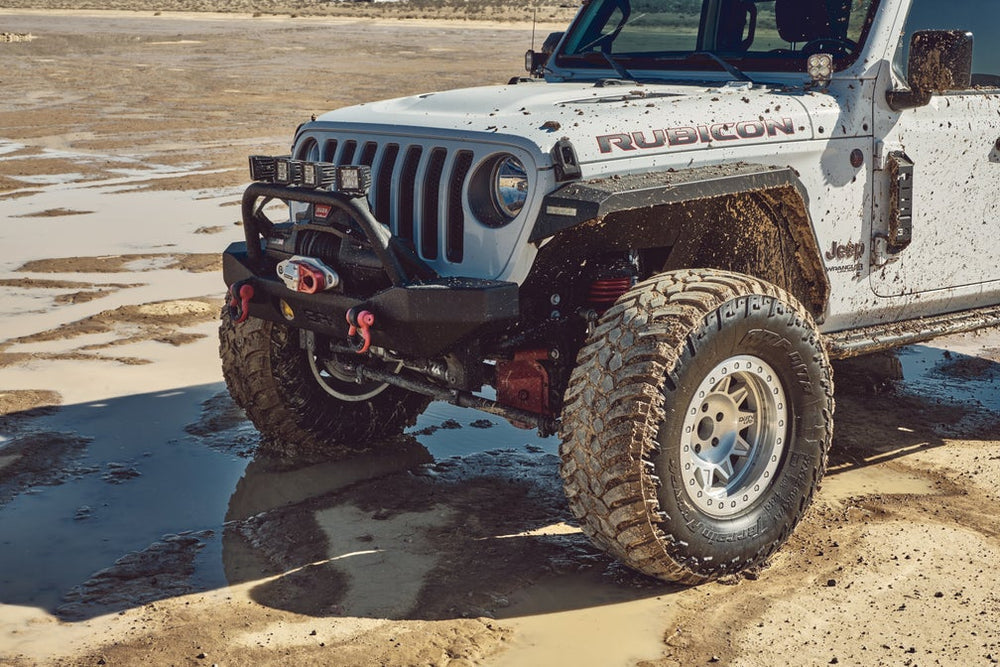 Body Armor JL-6102 Front Flat Steel Flares with Lights, Pair - image 4