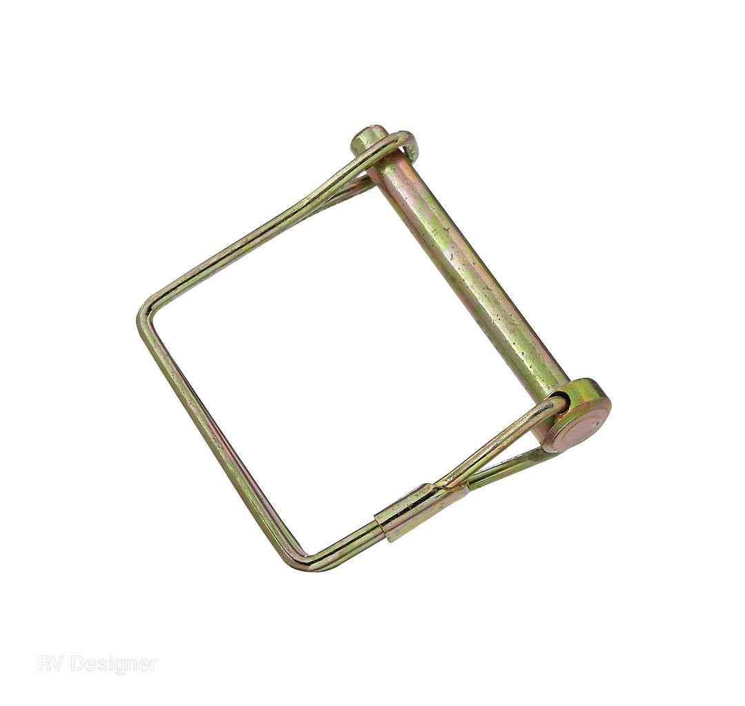 RV Designer H428 Gold Steel Coupler Retainer, 1/4 x 1-3/4-Inch