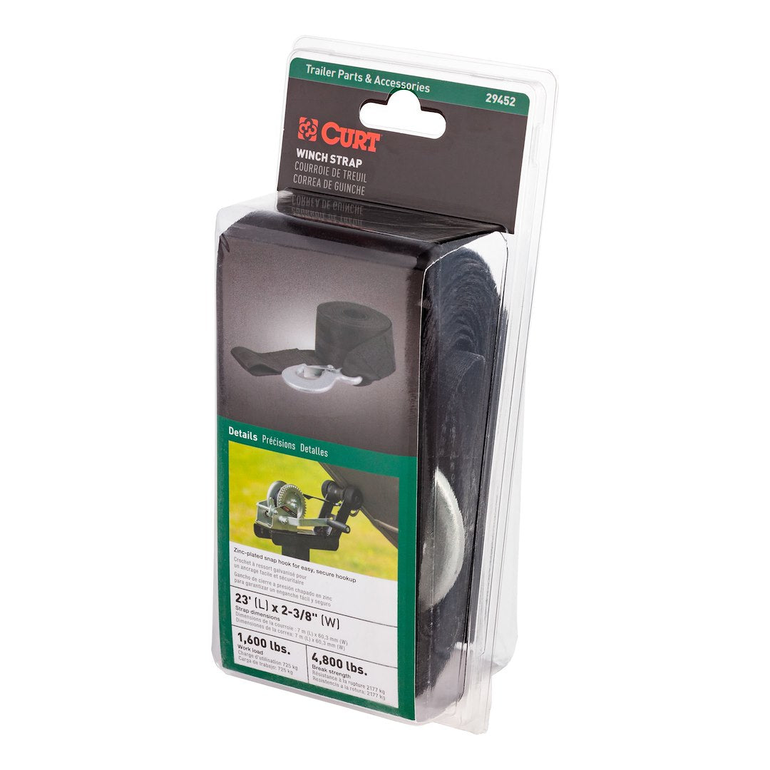 CURT 29452 Snap-Hook Winch Replacement Strap - image 2