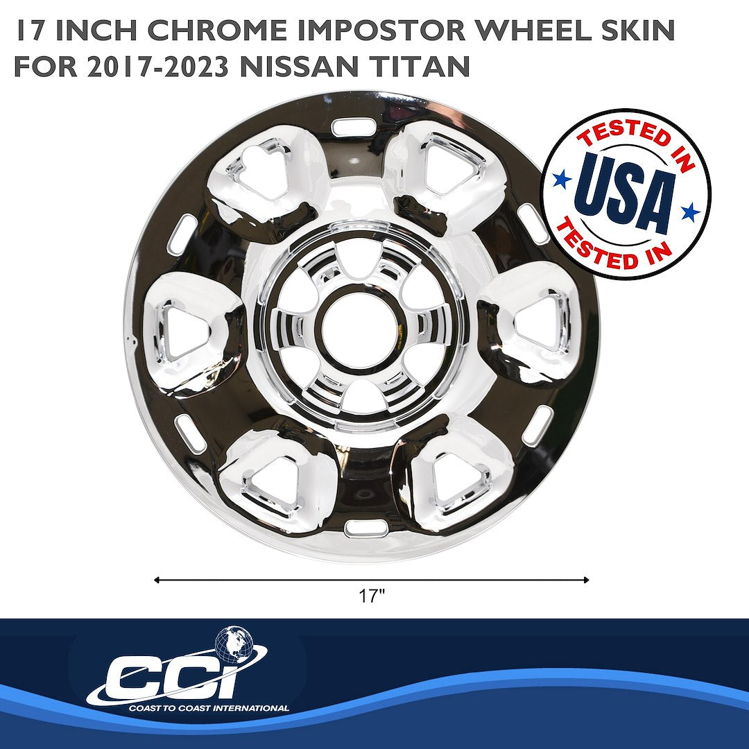 Coast To Coast IMP101X 17-Inch Chrome Impostor Skin Set - image 2