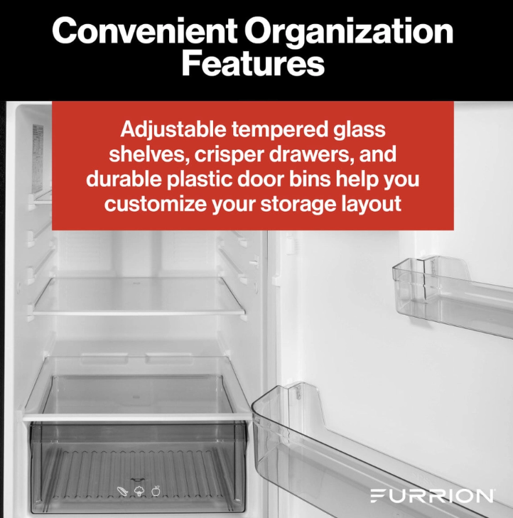 Furrion 2024120716 12V DC RV Fridge, 10.6 Cu. Ft. Dual Door – image 6