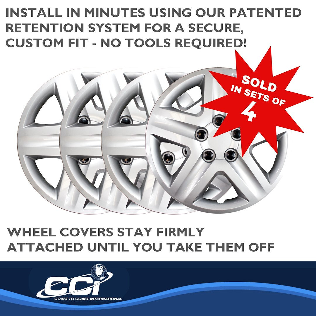 Coast To Coast 43116S Five-Spoke Wheel Covers for Impala - image 4
