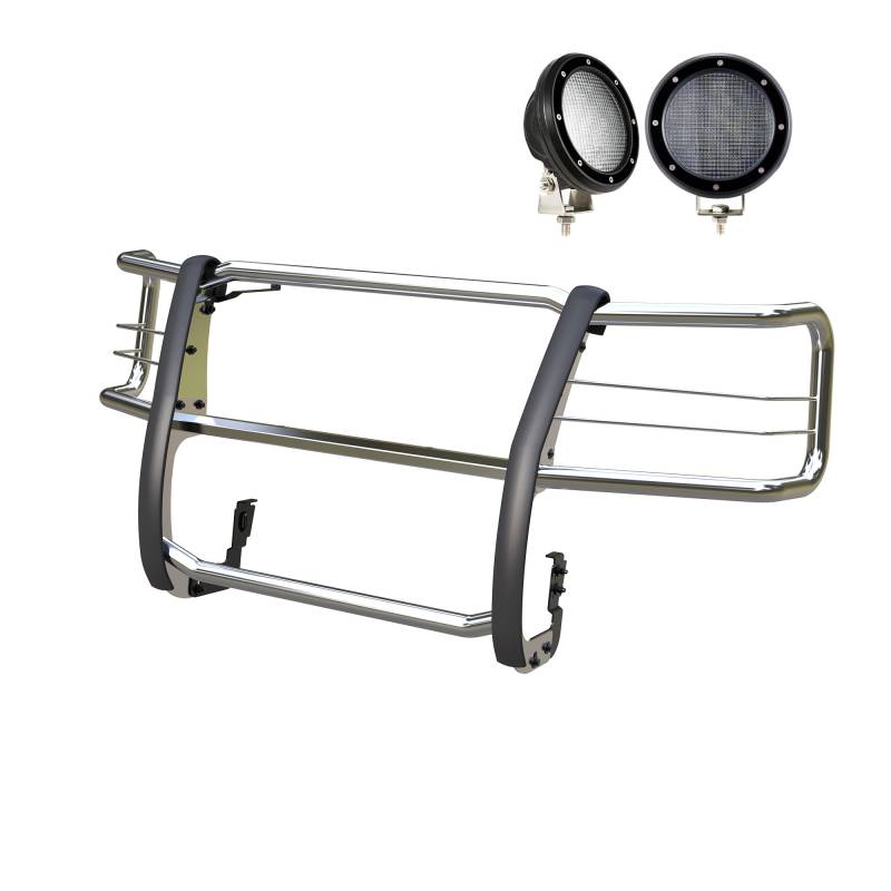 Black Horse 17GV02MSS-PLFB Express Polished Stainless Guard with Lights - image 1