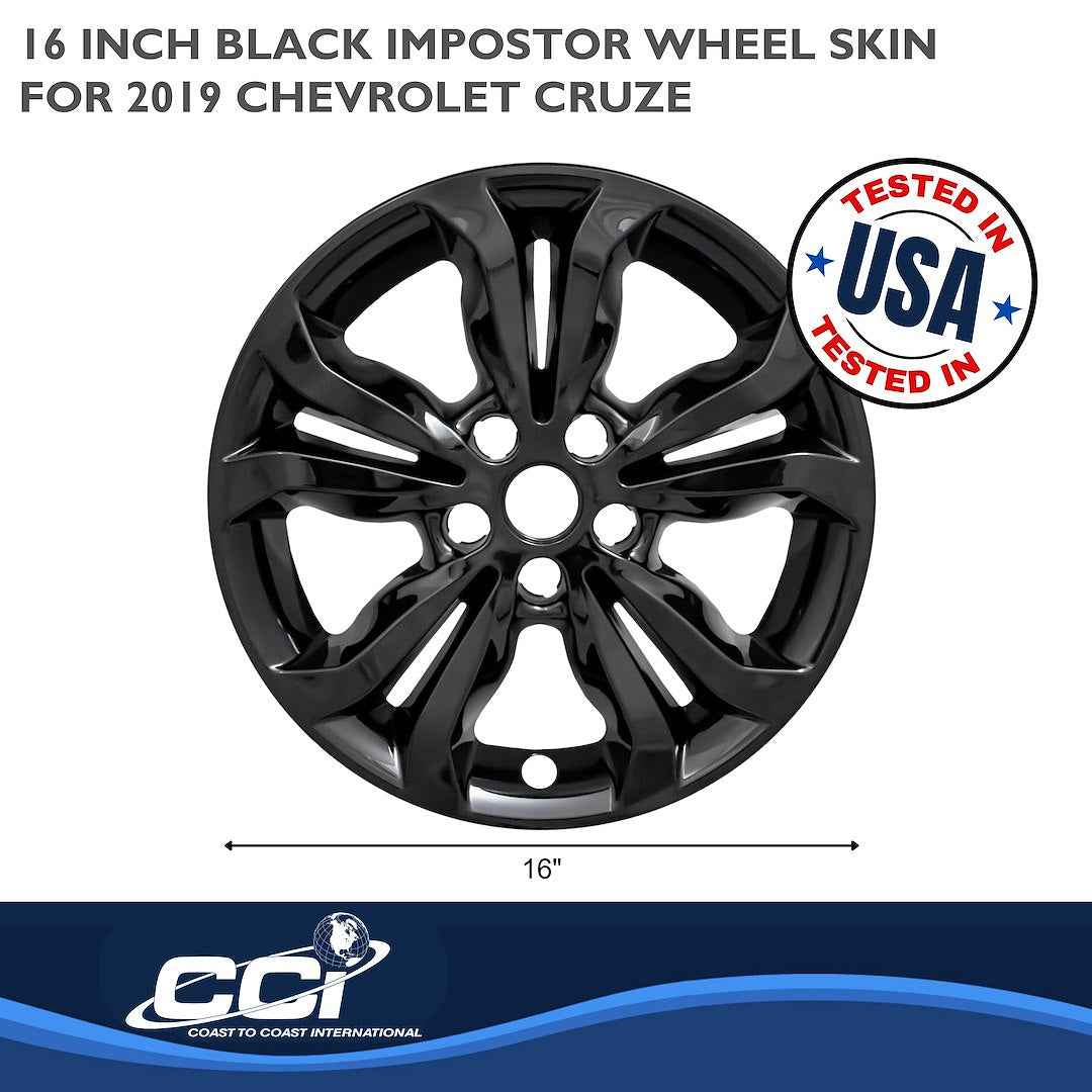 Coast To Coast IMP442BLK Cruze 16-Inch Ten-Spoke Skins