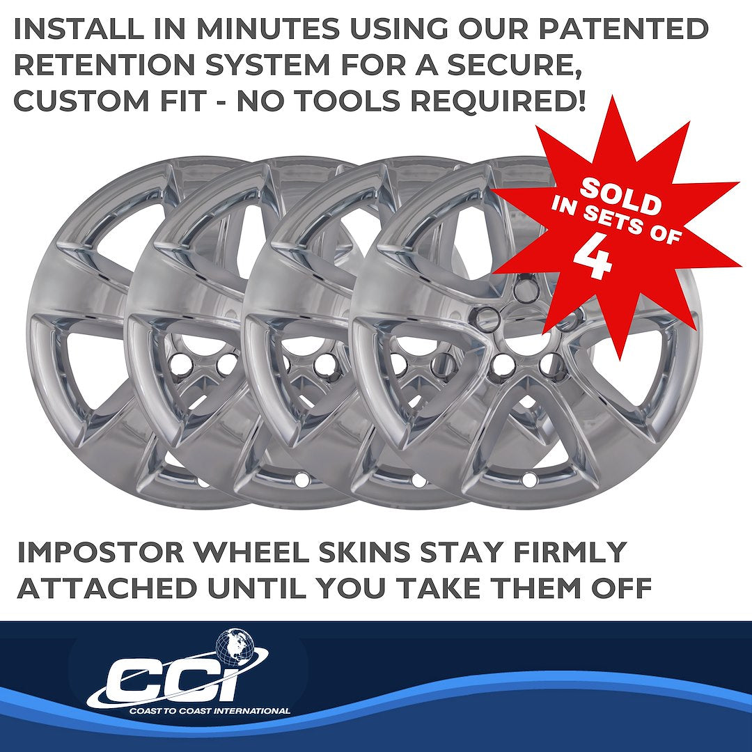 Coast To Coast IMP352X Charger 17-Inch Chrome Skin Set - image 5