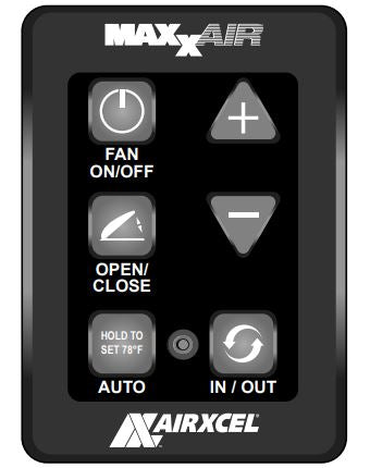 Maxxair Ventilation Solutions 00a03650k Roof Vent Remote Control