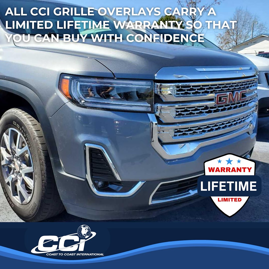 Coast To Coast GI175 Acadia Chrome Bar-Style Grille Trim - image 3