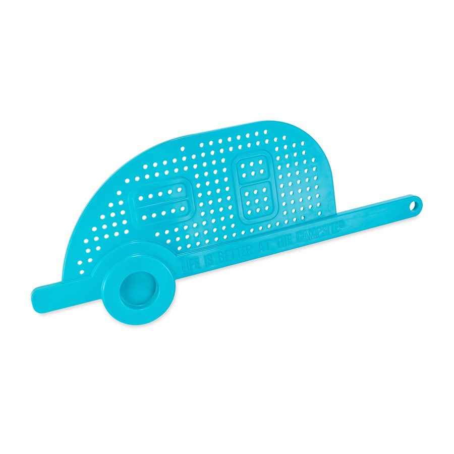 Camco 53385 Blue RV-Shaped Pot and Pan Strainer