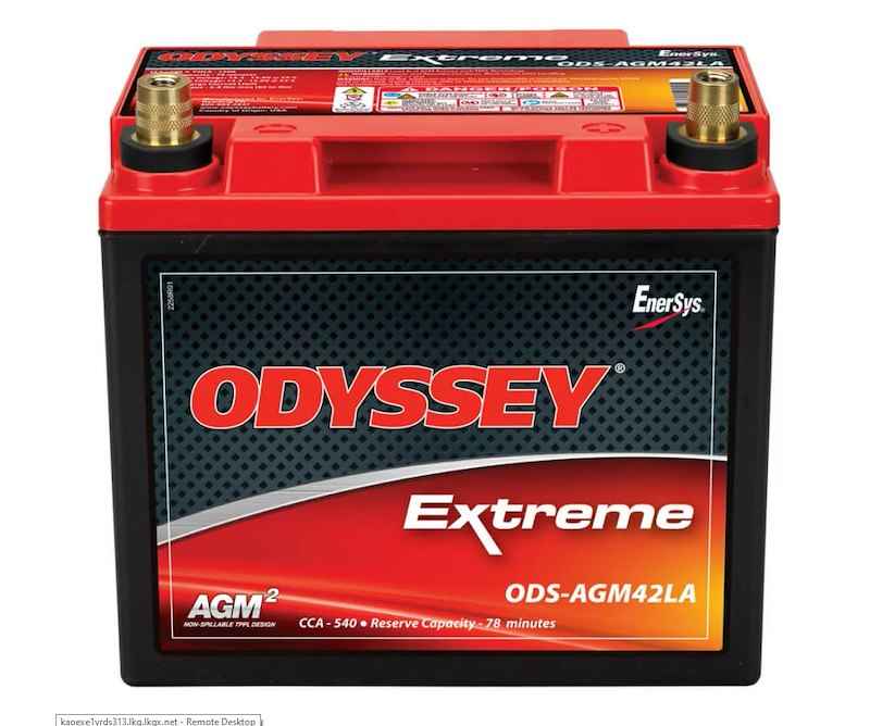 Odyssey Battery ODS-AGM42LA Odyssey AGM Battery 12V 540 CCA Marine Powersports – image 1