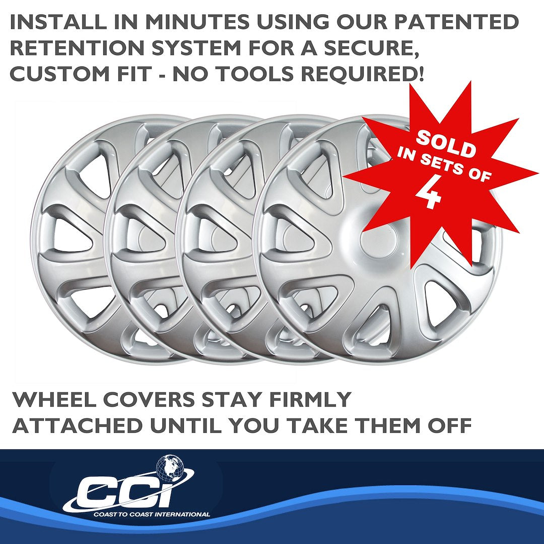 Coast To Coast 40414S Directional-Spoke Wheel Covers for Corolla - image 4