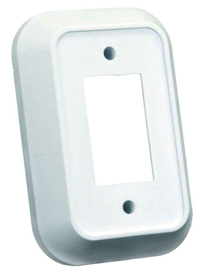 JR Products 13485 White Single Type B Switch Mounting Spacer