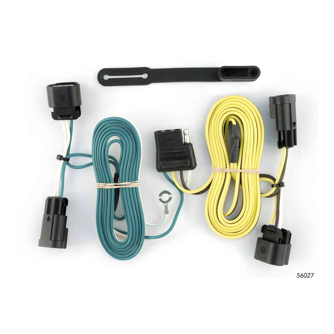 CURT Custom 4-Way Flat Wiring - Buick Enclave/Chevrolet Malibu – 56027