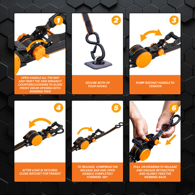 Keeper Corporation 43557 Ratchet Cargo-Securing Strap
