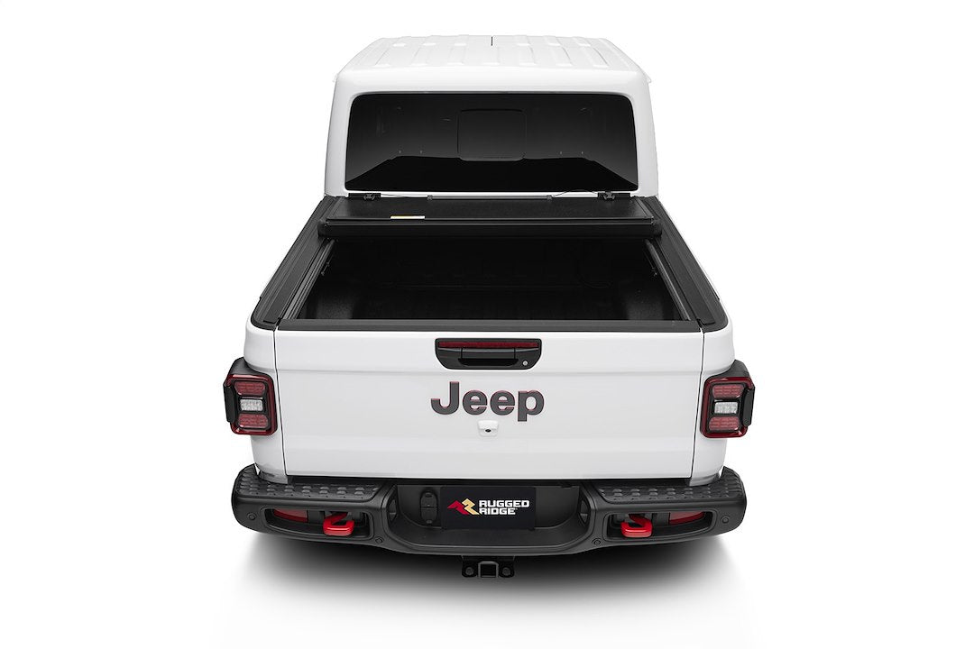 Rugged Ridge 13550.24 ARMIS Hard-Folding Aluminum Bed Cover