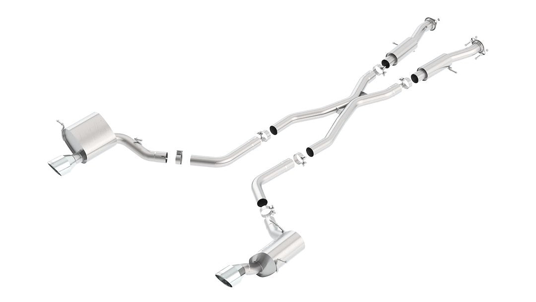 Borla 140633 Grand Cherokee SRT-8 ATAK Dual Cat-Back - image 1