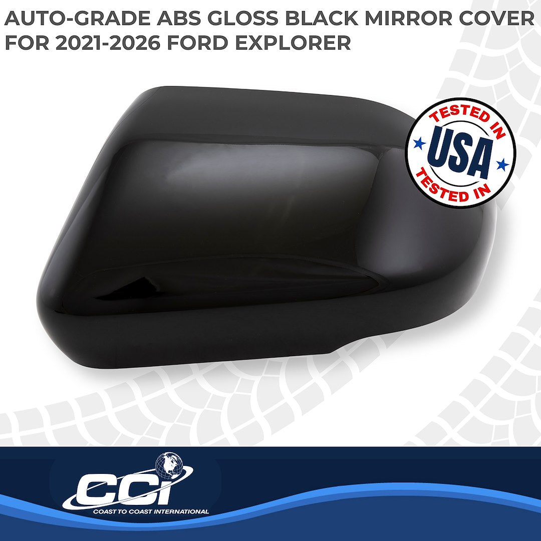 Coast To Coast MC67561BLK Driver/Passenger Full Mirror Overlay Set - image 2