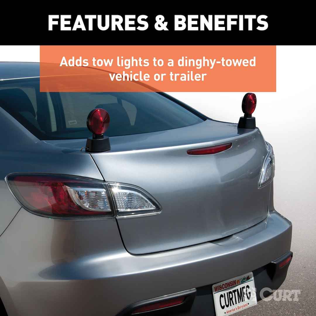 CURT Splice-In Tow Light Kit - Clear Bulbs – 53200