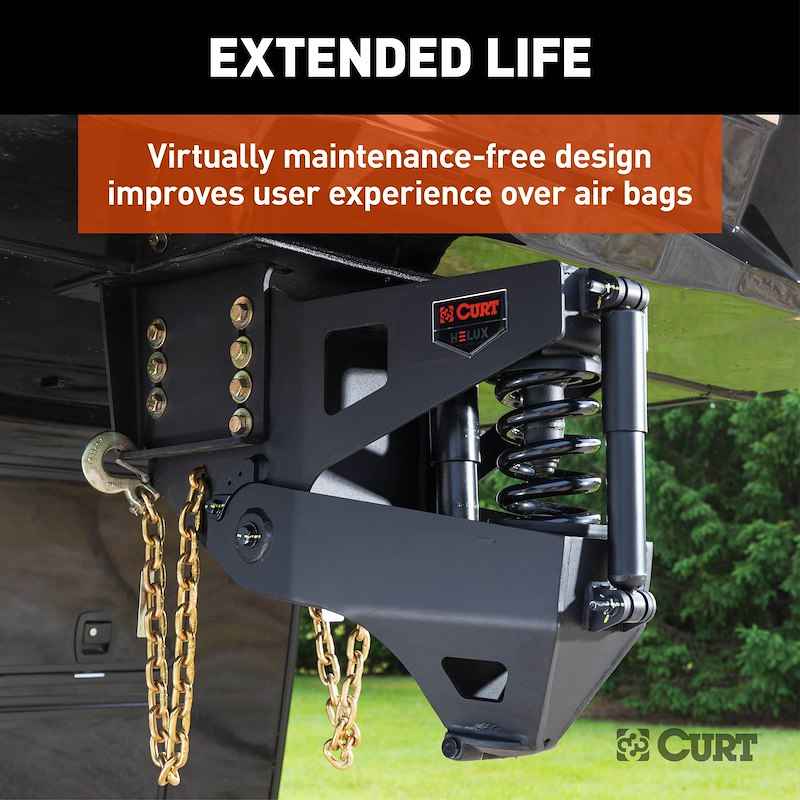 CURT 2024044575 Helux Air-Ride Gooseneck Fifth Wheel Trailer Hitch Pin Box – image 11