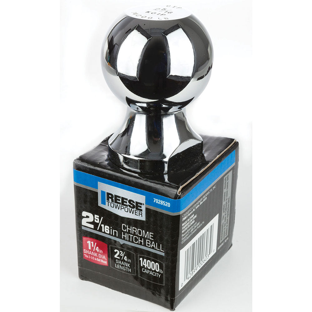 Bulldog 7028500 Chrome Hitch Ball, 14,000 lb Rating - image 3