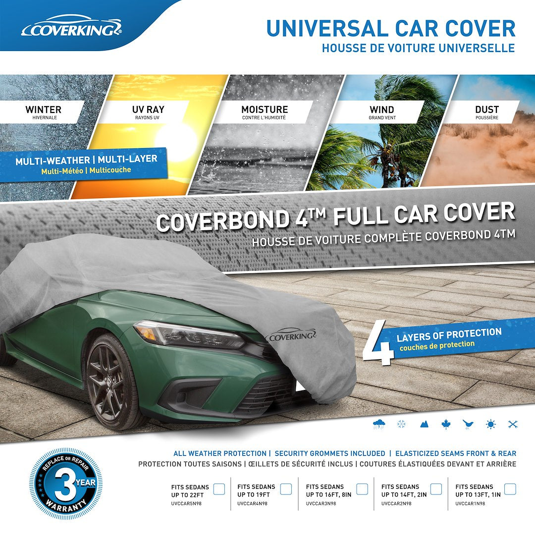 Coverking UVCCAR4N98 All-Weather Sedan Protection Cover - image 1