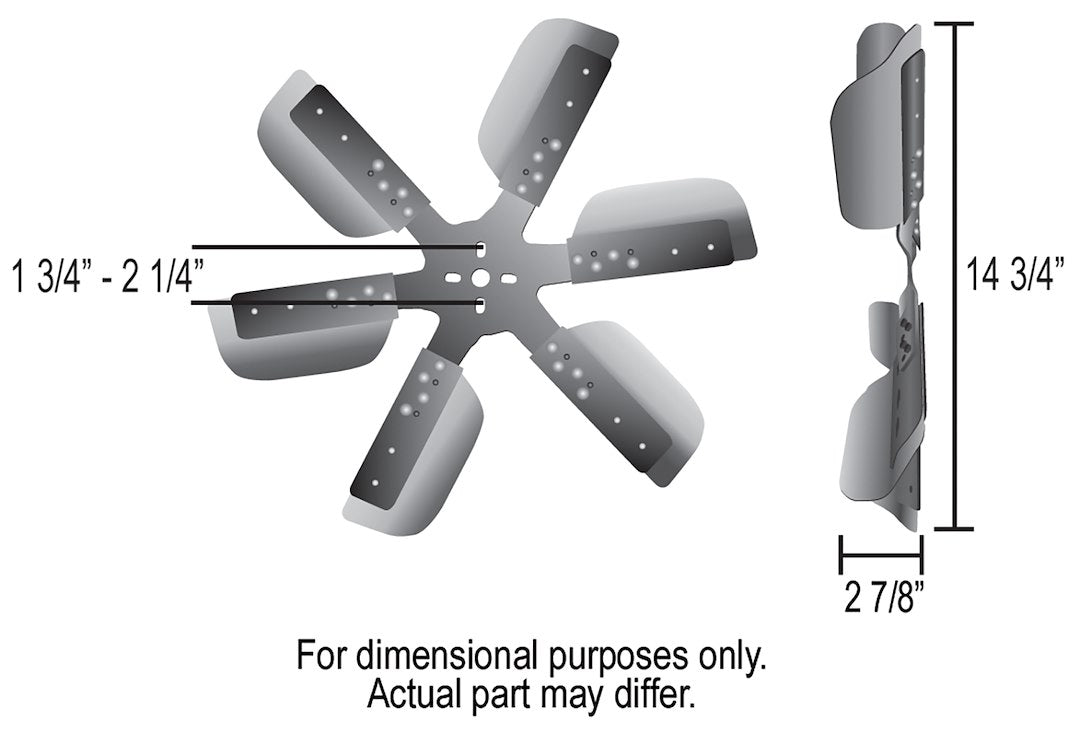 Derale 17015 Mechanical Pusher Flex Fan - image 3