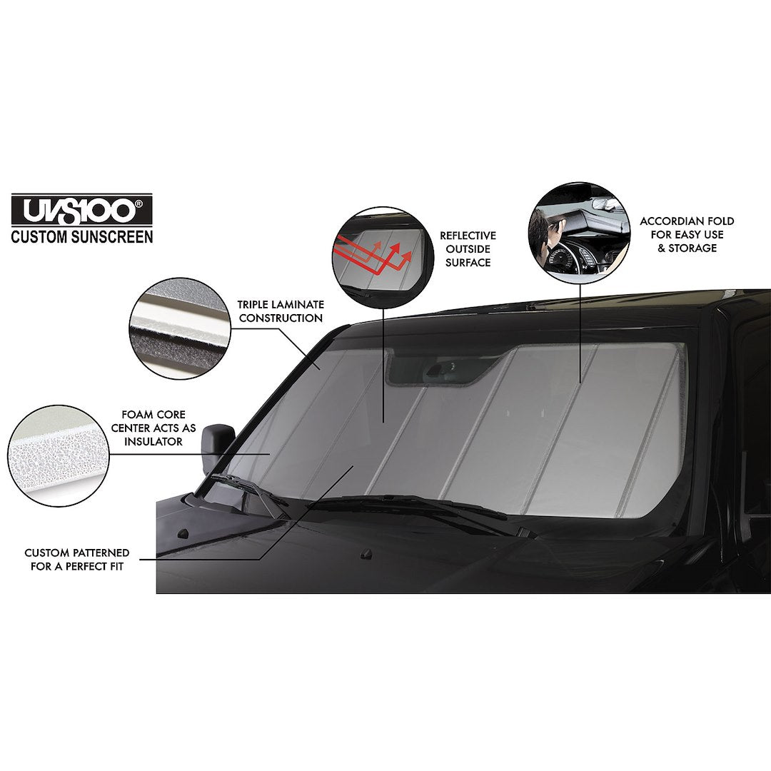 Covercraft UV11806SV UVS100 Direct-Fit Windshield Heat Shield - image 3