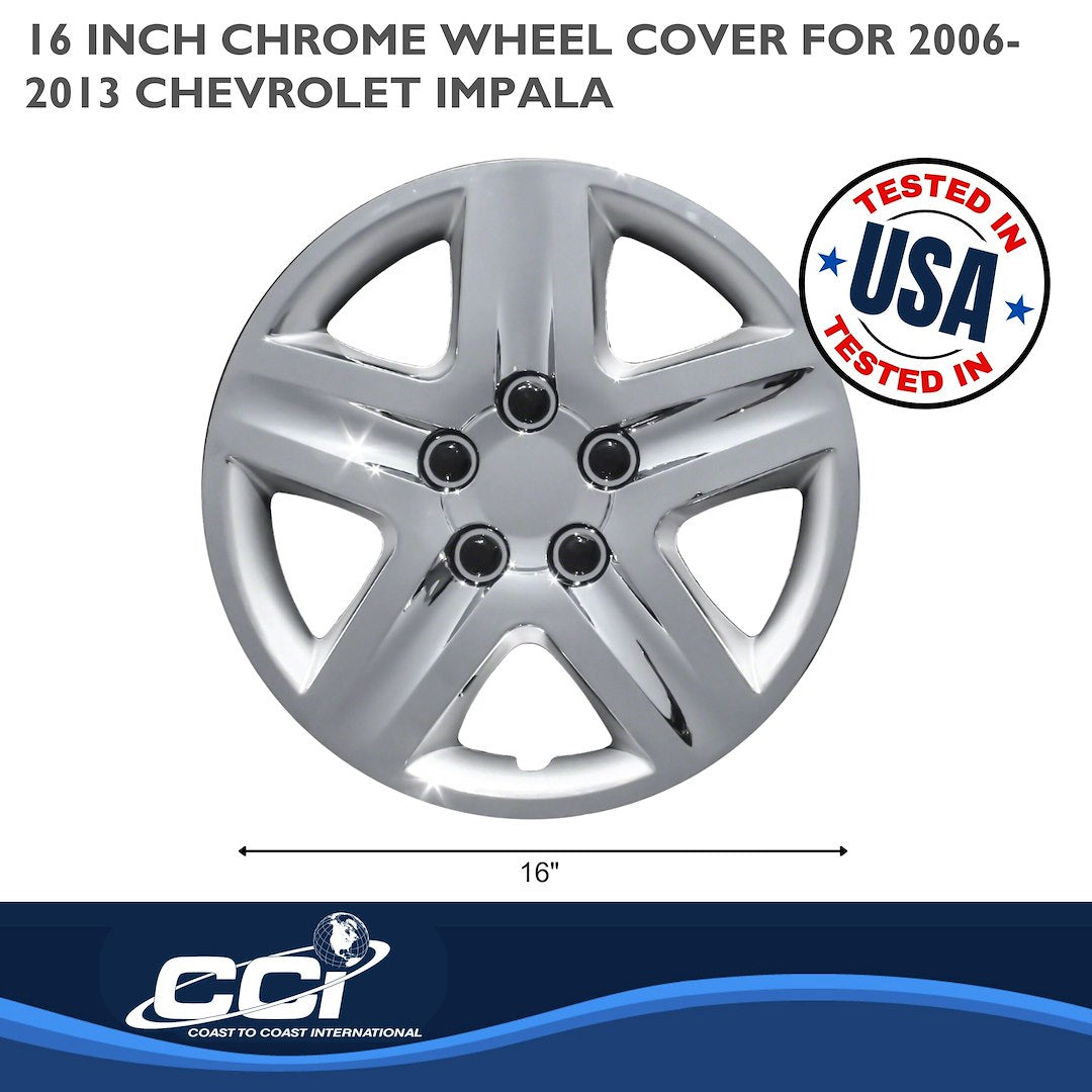 Coast To Coast 43116C Five-Spoke Steel-Wheel Covers for Impala - image 2
