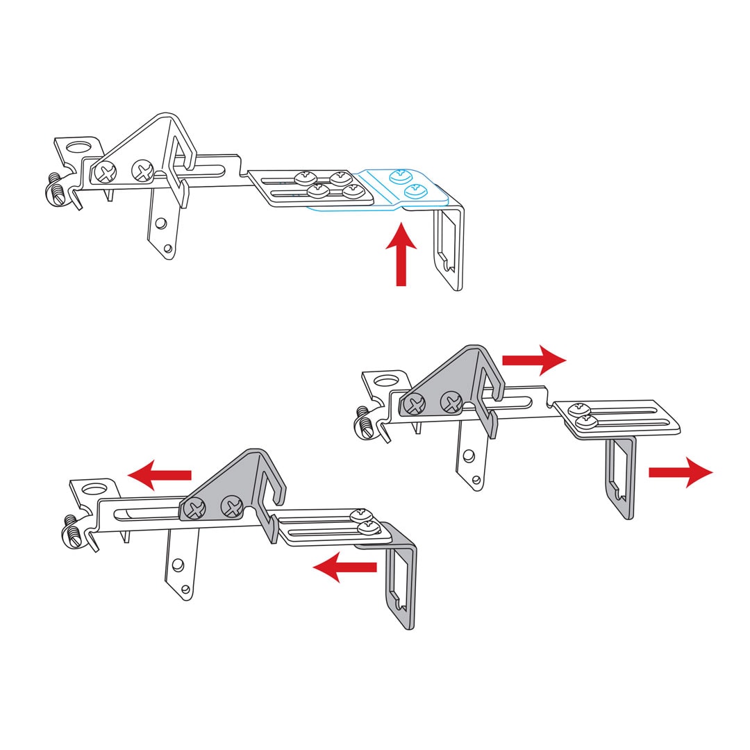 Spectre Industries 24283 Carburetor Cable-Mount Brackets