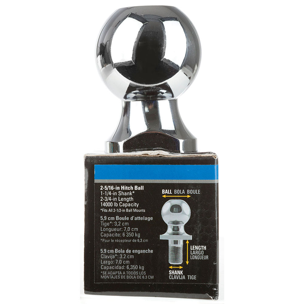Bulldog 7028500 Chrome Hitch Ball, 14,000 lb Rating - image 5