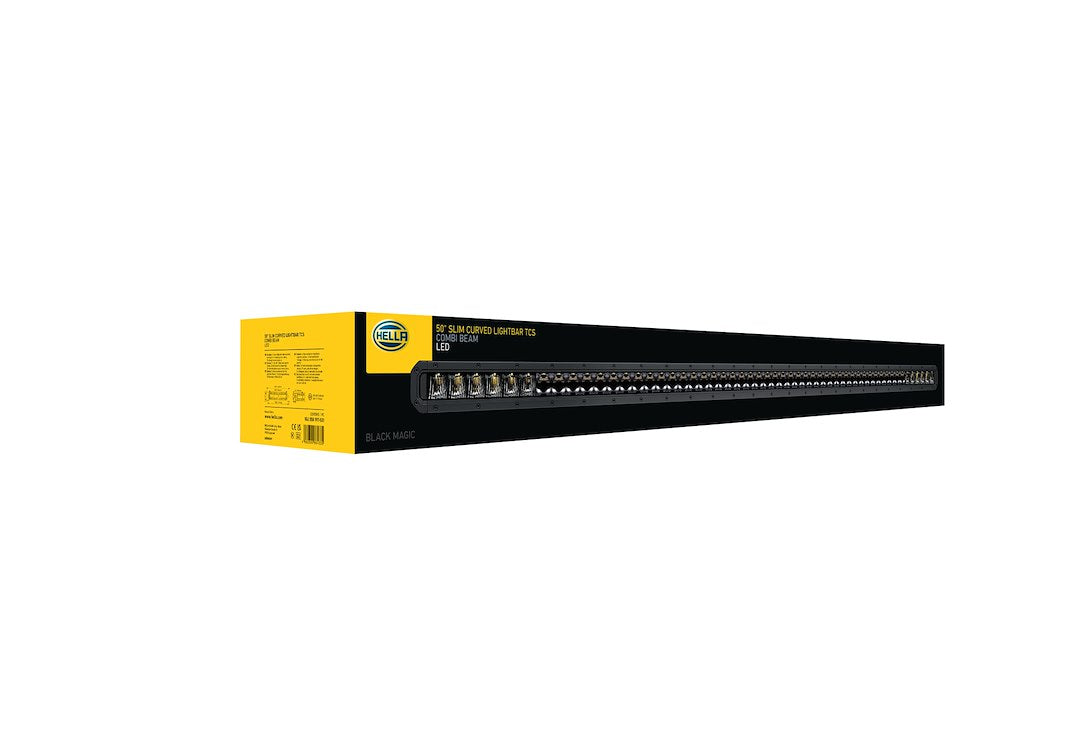 Hella 358197531 Slim Curved Black Magic Tough Bar