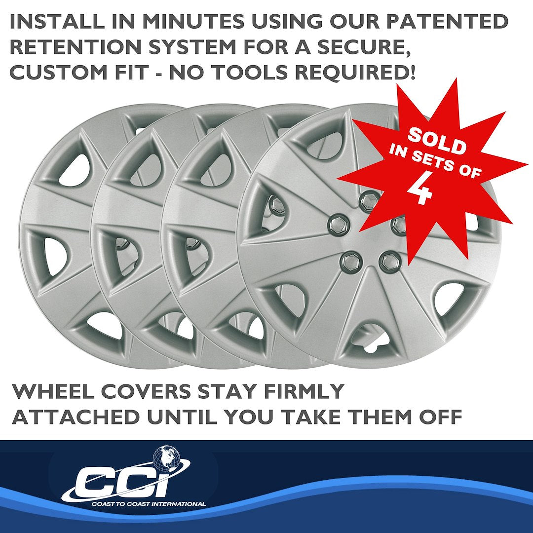 Coast To Coast 41415S Seven-Spoke Wheel-Cover Set for Accord - image 4