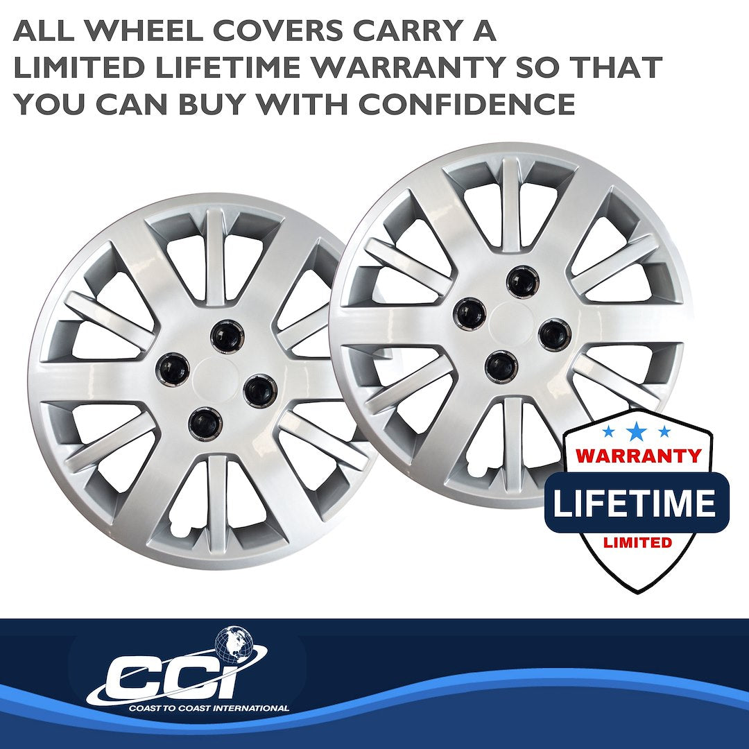 Coast To Coast 45315S Twelve-Spoke Steel-Wheel Covers for Cobalt - image 3