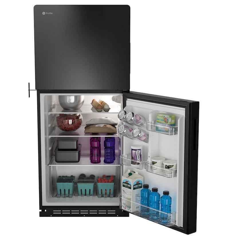 GE Appliances PPV08R5YRBB GE Profile 8.3 Cu. Ft. 12V DC Refrigerator, Black Glass – image 7
