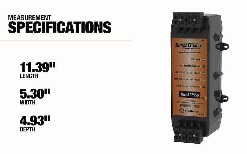 SouthWire Corp 35550 Surge Guard Hardwired RV Surge Protector, 50 Amp – image 2