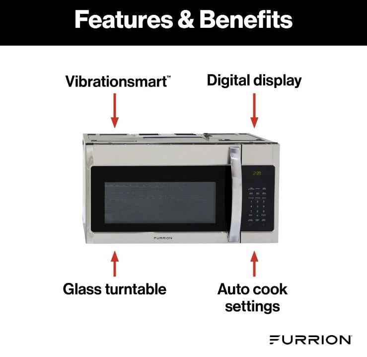 Furrion FMCM15A-SS Gen2 Over-The-Range Convection Microwave Oven 1.5 Cu Ft – image 2