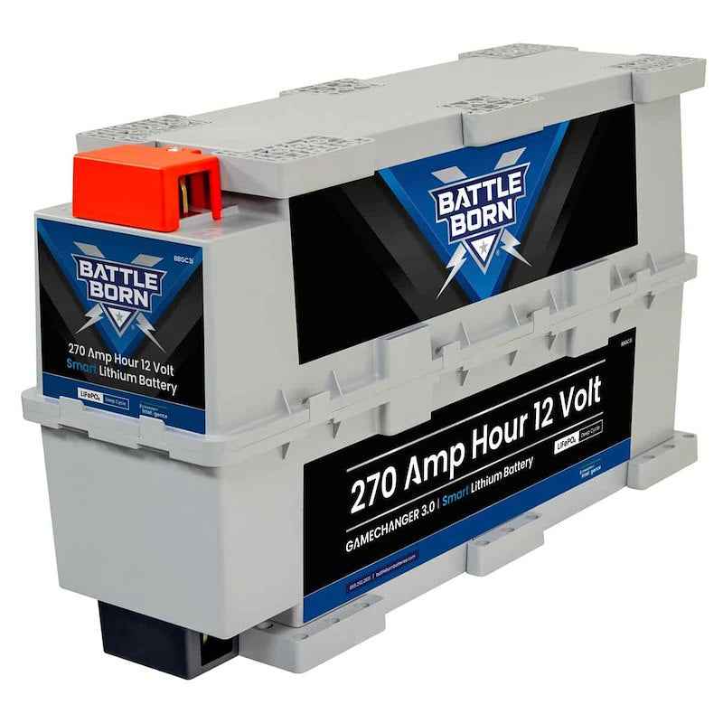 Battle Born Batteries BBGC3I 12V GC3 Lithium Deep Cycle RV Battery 270Ah Smart LiFePO4 – image 1