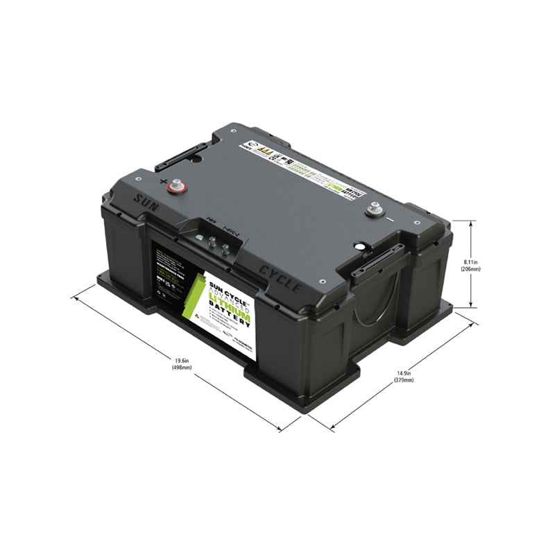 Go Power GP-ADV-LIFEPO4-300 Lithium Battery 12.8V 300Ah Solar RV Marine – image 1