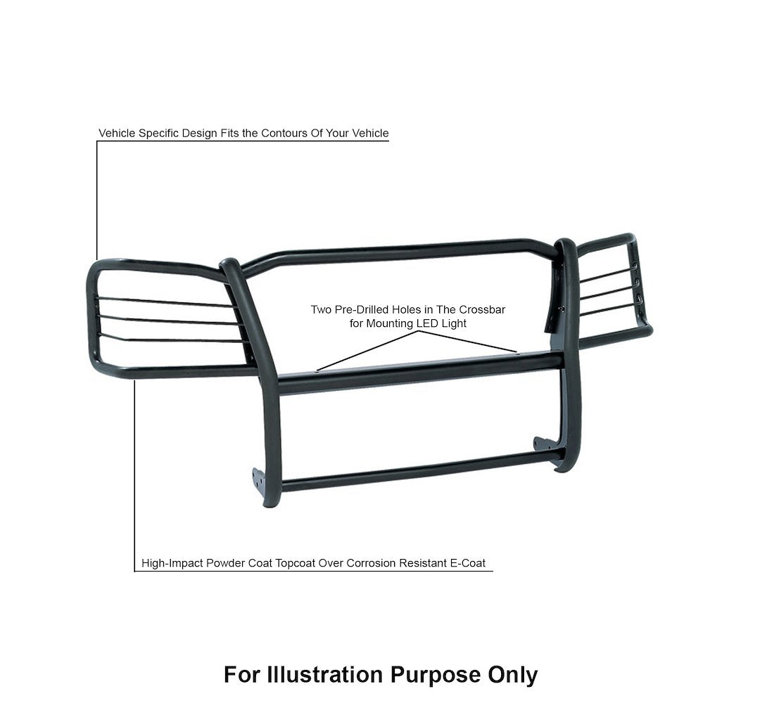 Black Horse Offroad 17GV02MA Express Black Modular Grille Protector - image 6