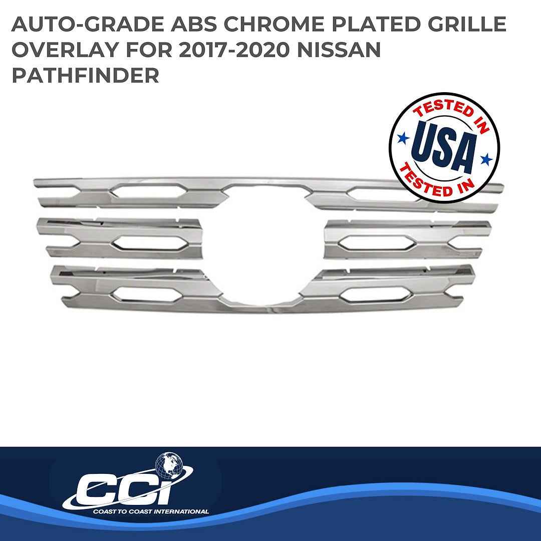 Coast To Coast GI146 Pathfinder Chrome Slotted Grille Trim