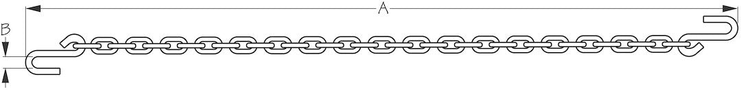Sea Dog 752010-1 Chain for Trailer Use