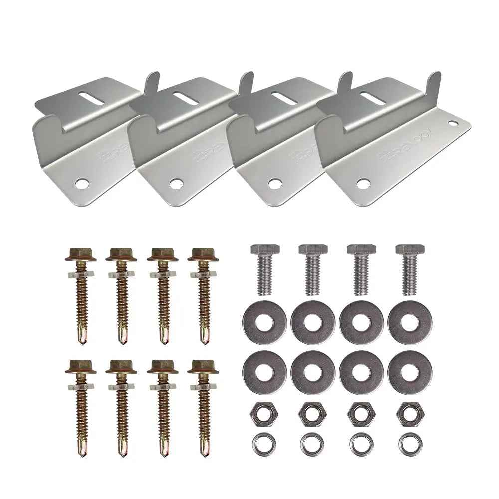 Renogy 0021360 Single Solar-Panel Z-Bracket Mounting System