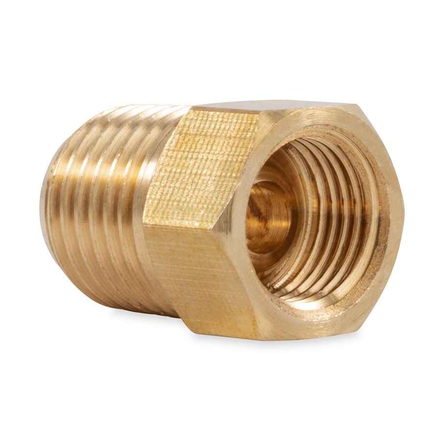 Camco 59953 Brass 1/4-Inch Inverted Flare-to-NPT Propane Fitting