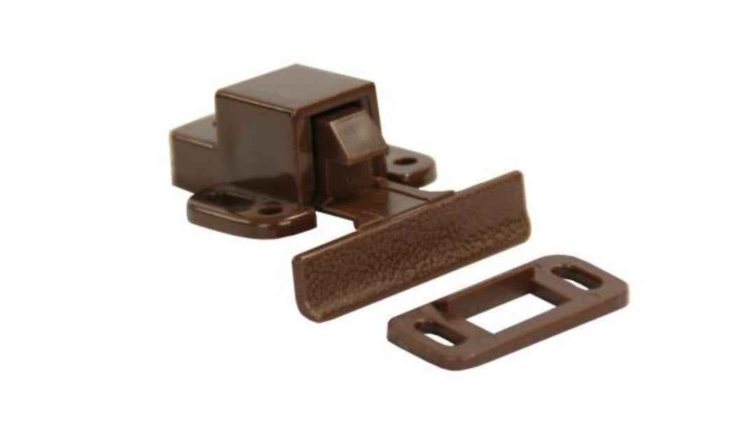 JR Products 70325 Brown Concealed Positive Cabinet Catch
