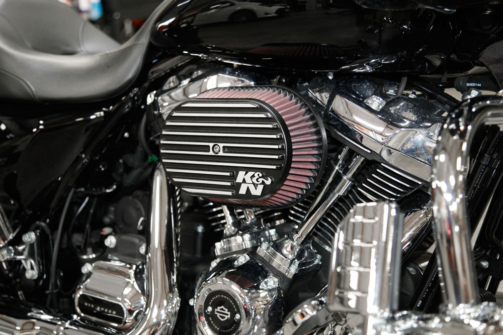 K&N RK-3953 Street Metal Air Cleaner for Harley-Davidson