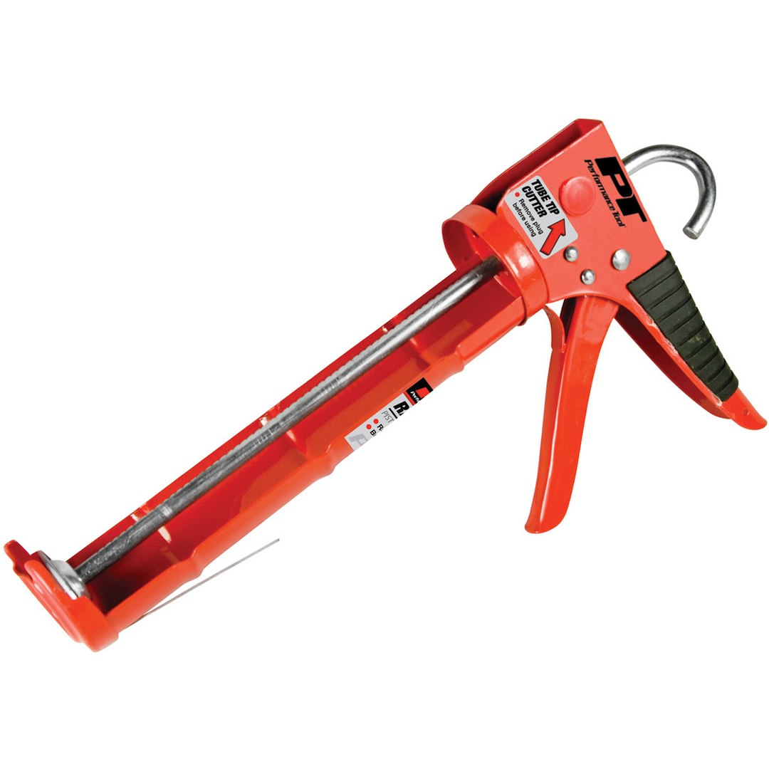 PERFORM TOOL Performance Tool Caulk Gun (W54250) – Color: Red